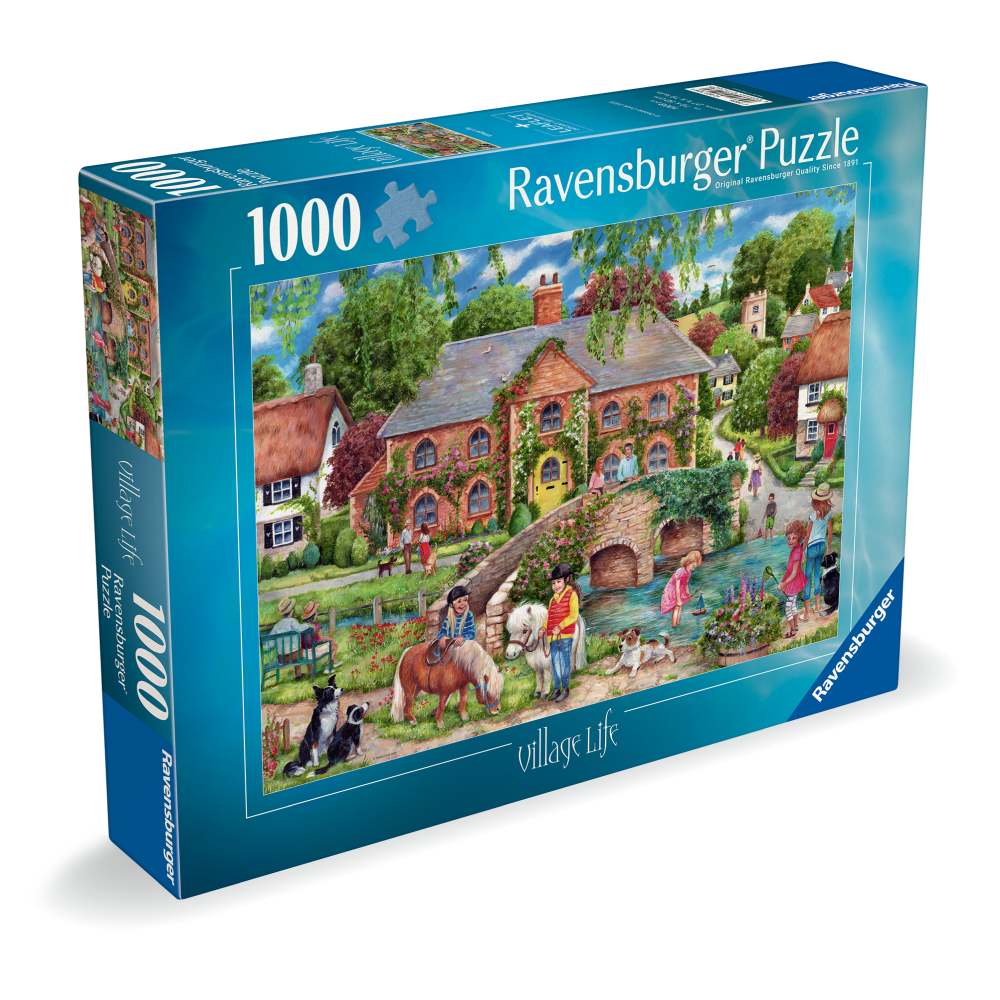 PUZZLE VIATA LA SAT 1000 PIESE - RAVENSBURGER (RVSPA01526)