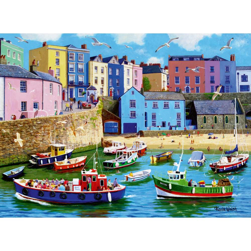 PUZZLE VACANTE PLACUTE SI VESELE 4X500 PIESE - RAVENSBURGER (RVSPA01527)
