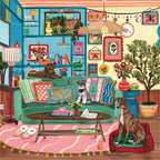 PUZZLE ARTISTIC COLTUL FERICIRII CU BLANOSI 750 PIESE - RAVENSBURGER (RVSPA01543)