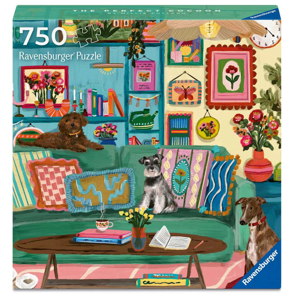 PUZZLE ARTISTIC COLTUL FERICIRII CU BLANOSI 750 PIESE - RAVENSBURGER (RVSPA01543)