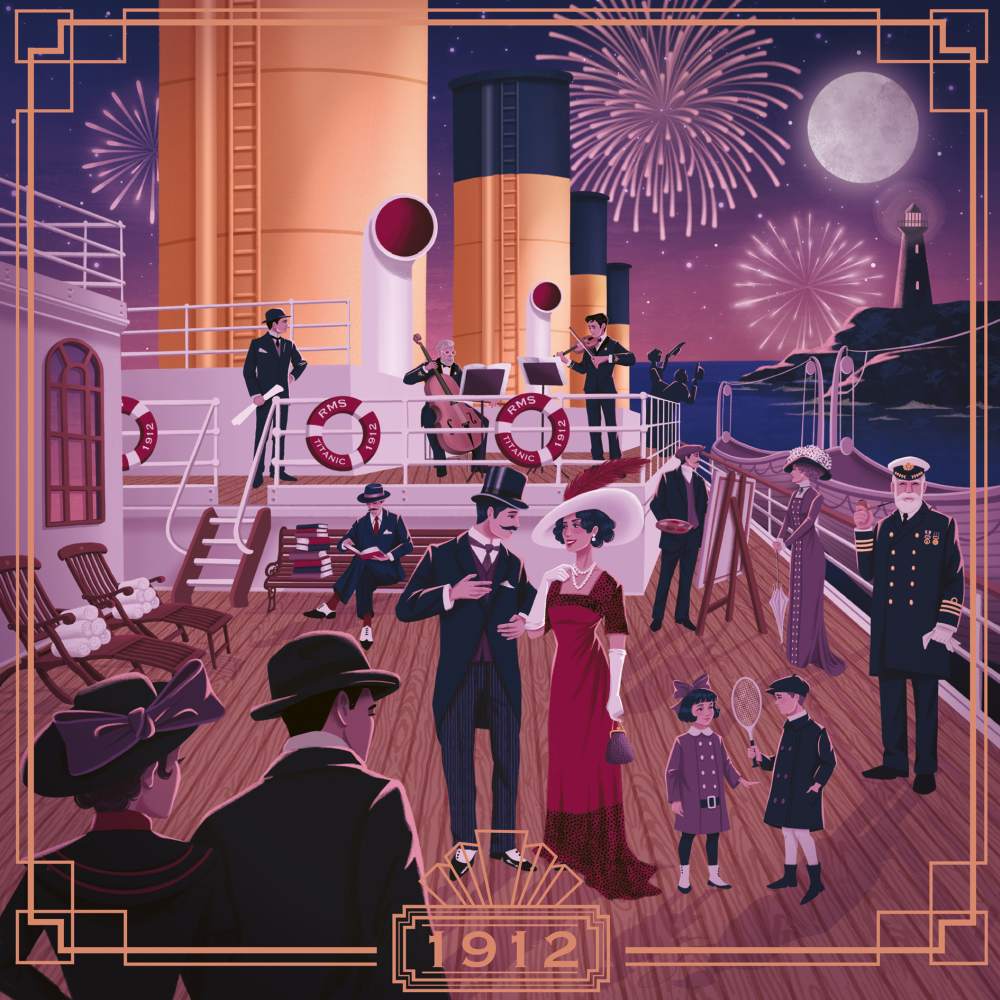 PUZZLE ARTISTIC TITANIC 750 PIESE - RAVENSBURGER (RVSPA01544)