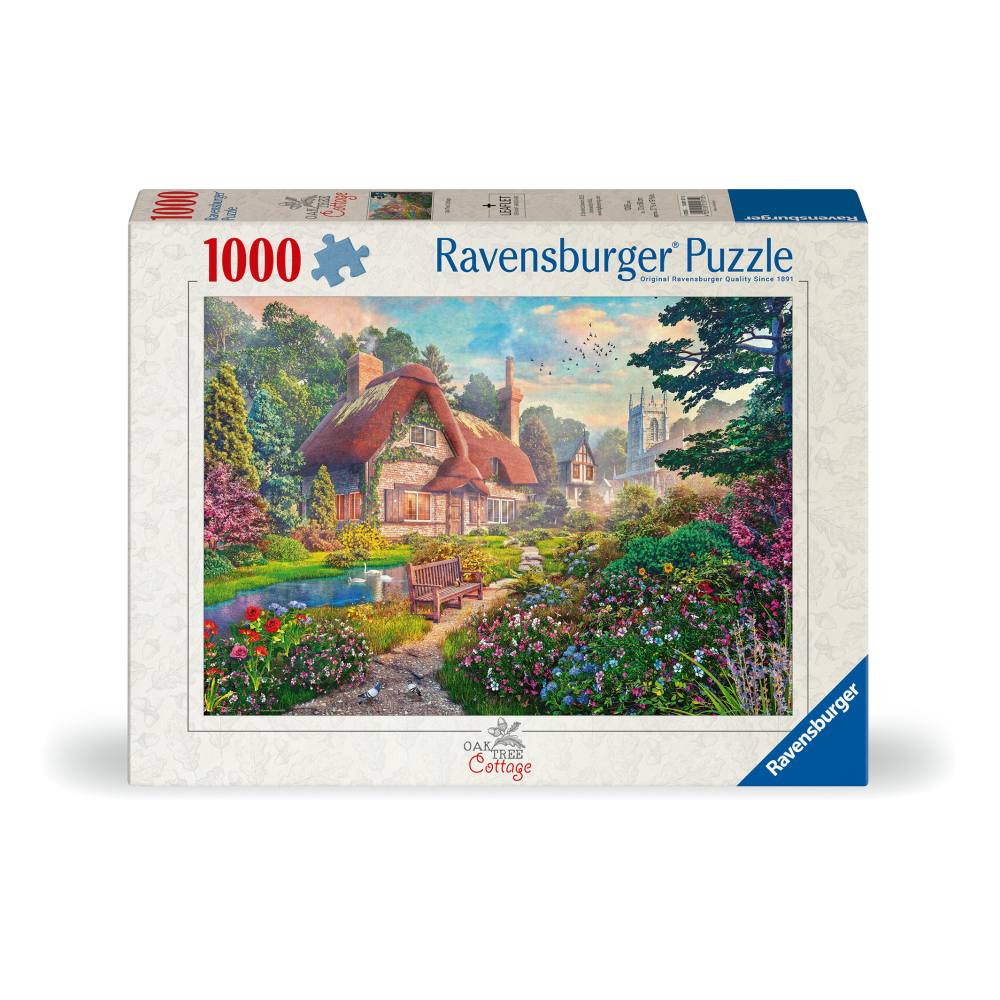 PUZZLE CASUTA DE LANGA STEJAR 1000 PIESE - RAVENSBURGER (RVSPA01571)