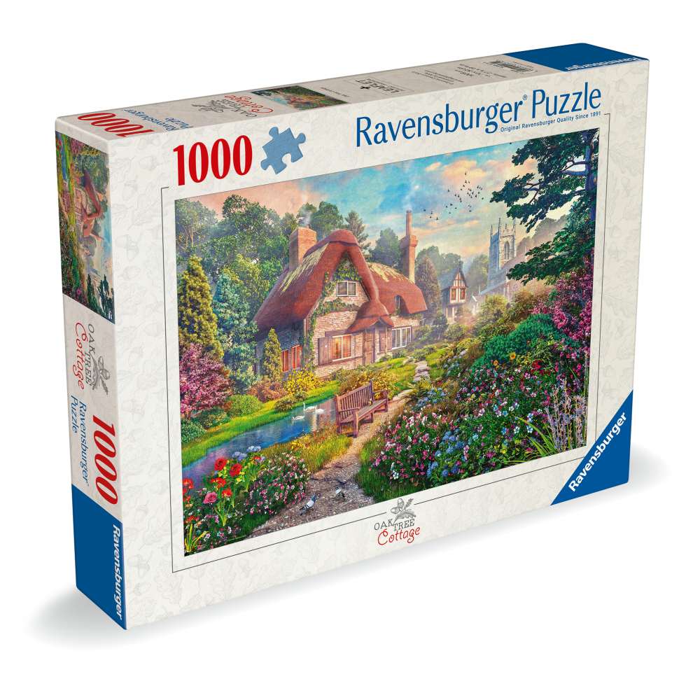 PUZZLE CASUTA DE LANGA STEJAR 1000 PIESE - RAVENSBURGER (RVSPA01571)