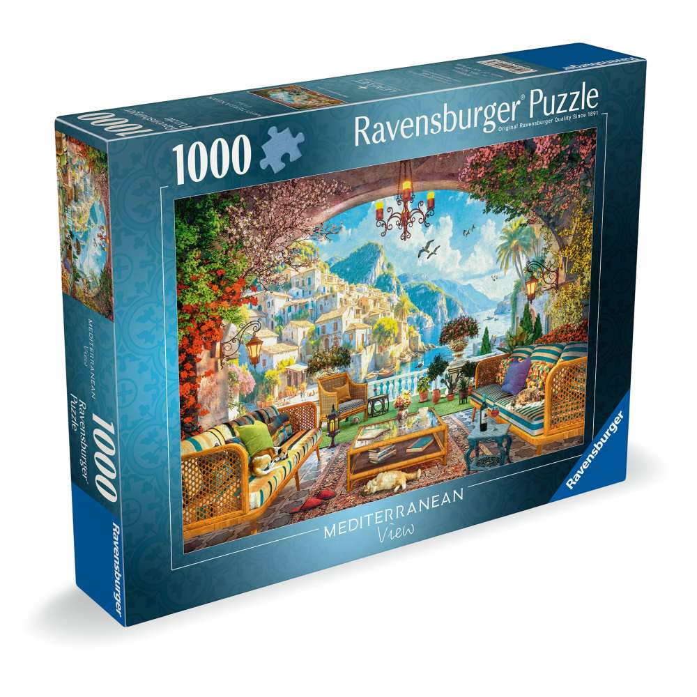 PUZZLE TERASA MEDITERANEANA 1000 PIESE - RAVENSBURGER (RVSPA01576)