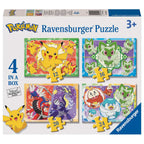PUZZLE POKEMON 4 BUC IN CUTIE 12 16 20 24 PIESE - RAVENSBURGER (RVSPC04026)