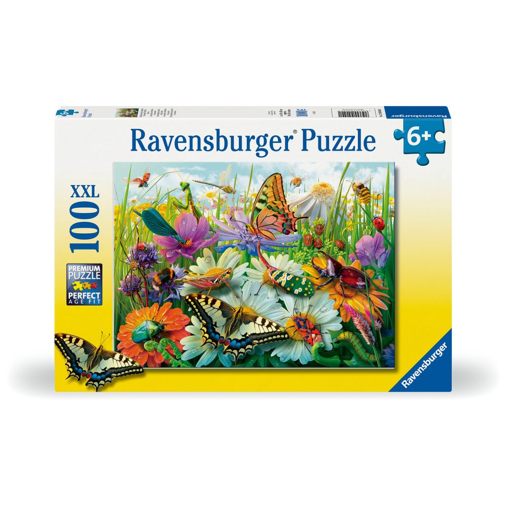 PUZZLE LUMEA MINUNATA A INSECTELOR 100 PIESE XXL - RAVENSBURGER (RVSPC04049)