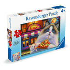 PUZZLE PISICA MANCAND PIZZA 35 PIESE - RAVENSBURGER (RVSPC04060)
