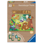 PUZZLE DIN LEMN ANIMALELE PADURII 22 PIESE - RAVENSBURGER (RVSPC04080)