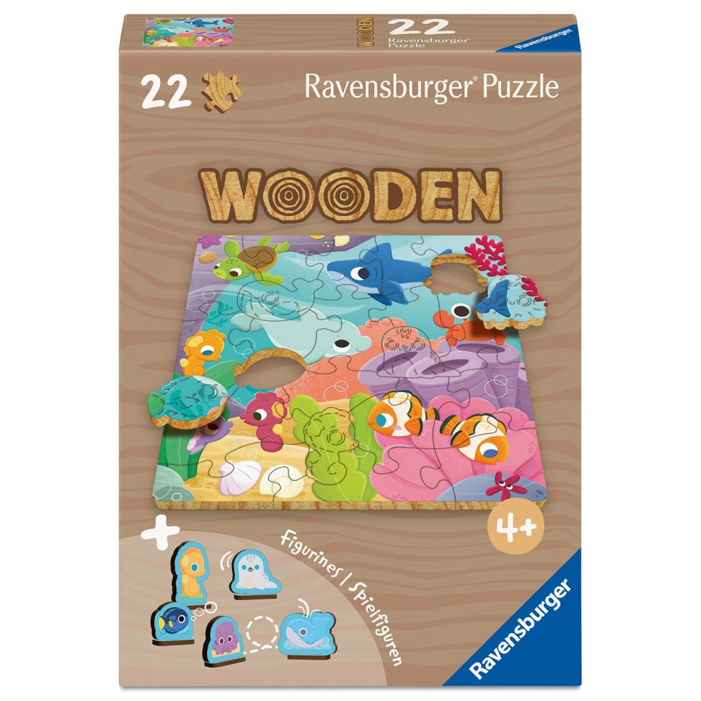 PUZZLE DIN LEMN VIETATI MARINE 22 PIESE - RAVENSBURGER (RVSPC04081)