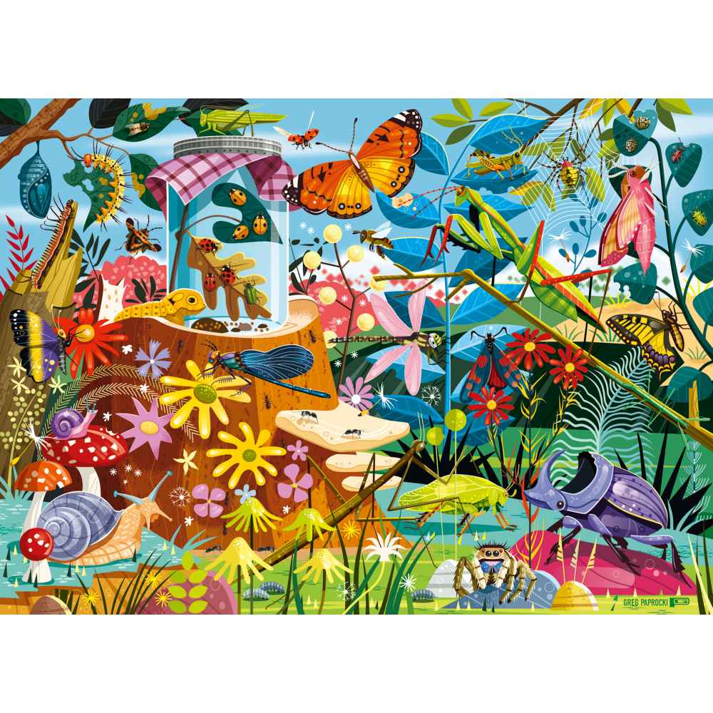 PUZZLE LUMEA INSECTELOR 60 PIESE - RAVENSBURGER (RVSPC04096)