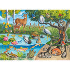 PUZZLE ANIMALE DEASUPRA SI SUB APA 60 PIESE - RAVENSBURGER (RVSPC04100)