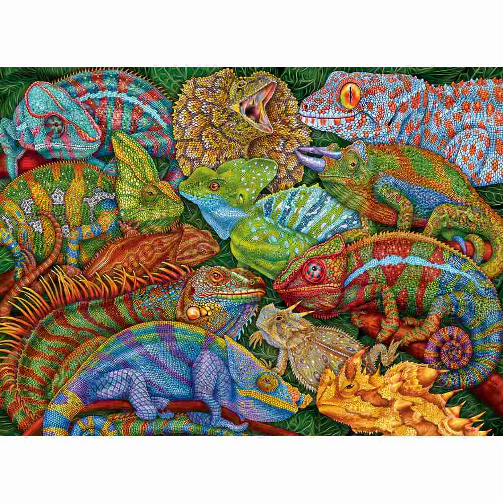 PUZZLE REPTILE FASCINANTE 300 PIESE XXL - RAVENSBURGER (RVSPC04103)