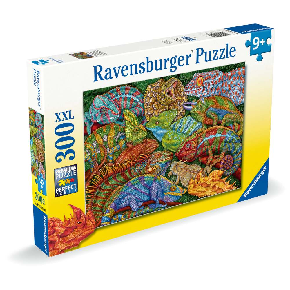 PUZZLE REPTILE FASCINANTE 300 PIESE XXL - RAVENSBURGER (RVSPC04103)