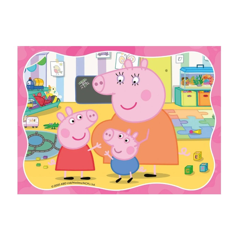 PUZZLE PEPPA PIG 4 PUZZLE IN CUTIE 12 16 20 24 PIESE - RAVENSBURGER (RVSPC04104)