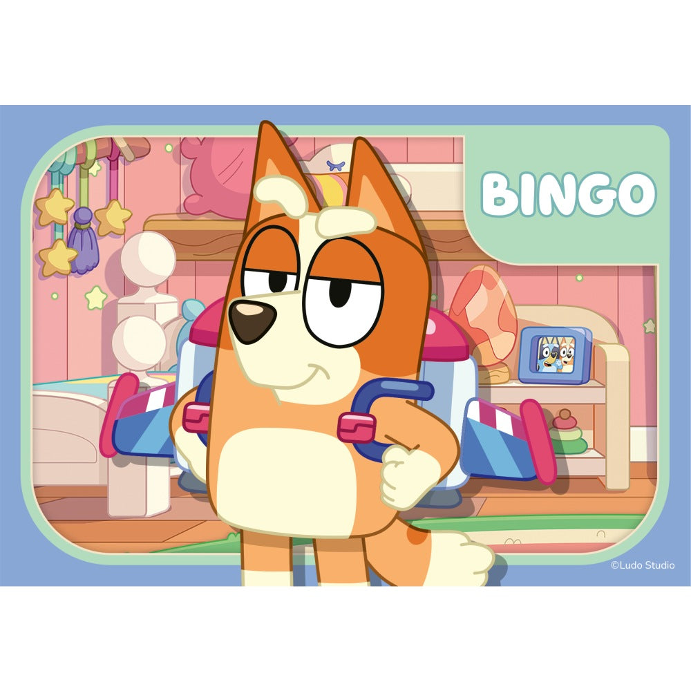 PUZZLE BLUEY 4 BUC IN CUTIE 2 3 4 5 PIESE - RAVENSBURGER (RVSPC04105)