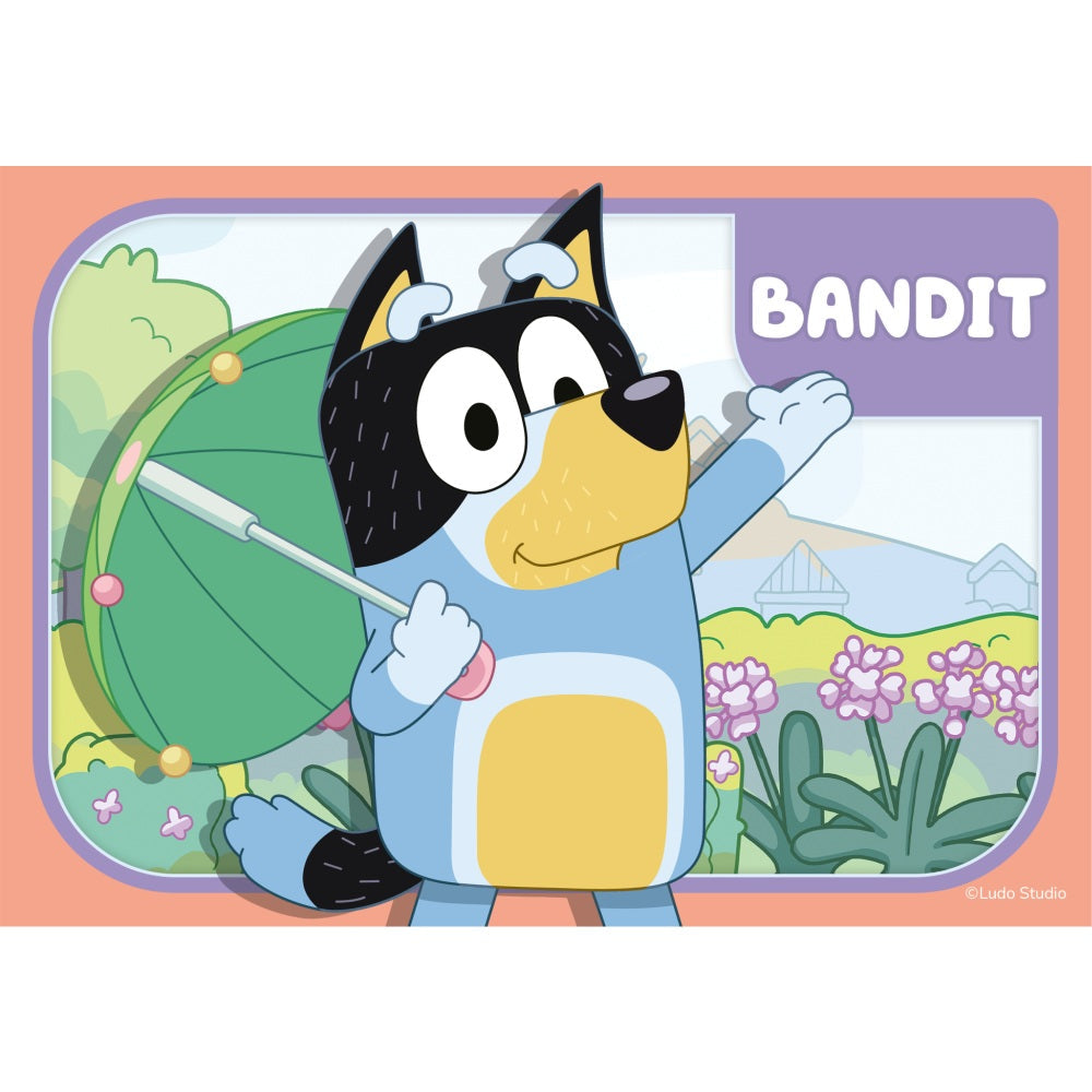 PUZZLE BLUEY 4 BUC IN CUTIE 2 3 4 5 PIESE - RAVENSBURGER (RVSPC04105)
