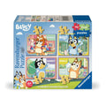 PUZZLE BLUEY 4 BUC IN CUTIE 2 3 4 5 PIESE - RAVENSBURGER (RVSPC04105)
