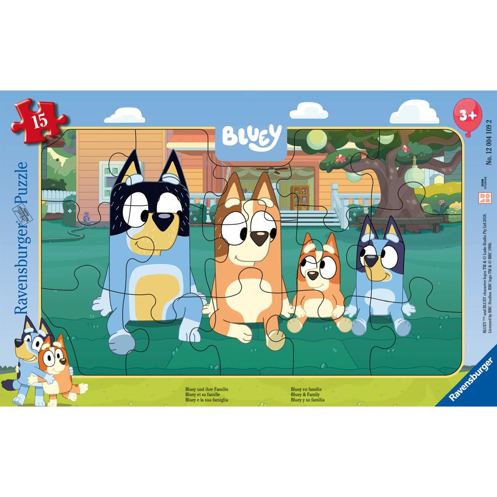 PUZZLE TIP RAMA BLUEY 15 PIESE - RAVENSBURGER (RVSPC04109)