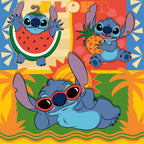 PUZZLE DISNEY STITCH 3X49 PIESE - RAVENSBURGER (RVSPC04114)