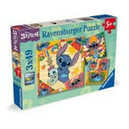 PUZZLE DISNEY STITCH 3X49 PIESE - RAVENSBURGER (RVSPC04114)