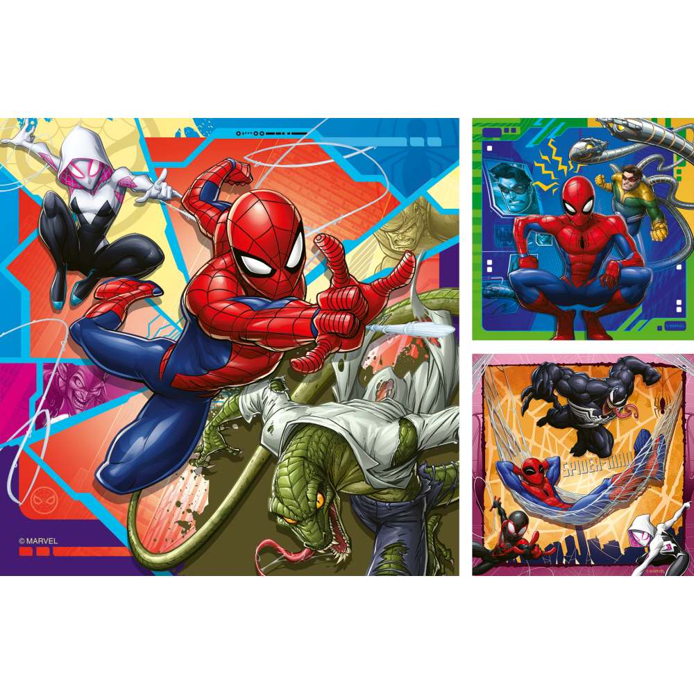 PUZZLE MARVEL SPIDERMAN 3X49 PIESE - RAVENSBURGER (RVSPC04115)