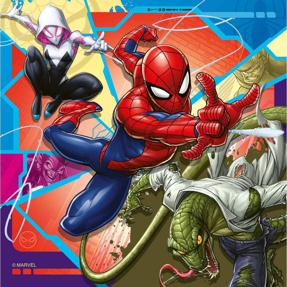 PUZZLE MARVEL SPIDERMAN 3X49 PIESE - RAVENSBURGER (RVSPC04115)