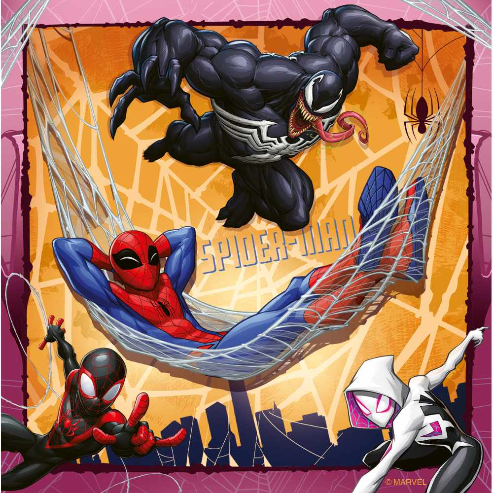 PUZZLE MARVEL SPIDERMAN 3X49 PIESE - RAVENSBURGER (RVSPC04115)