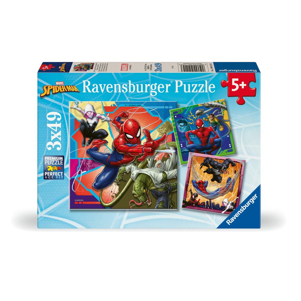 PUZZLE MARVEL SPIDERMAN 3X49 PIESE - RAVENSBURGER (RVSPC04115)
