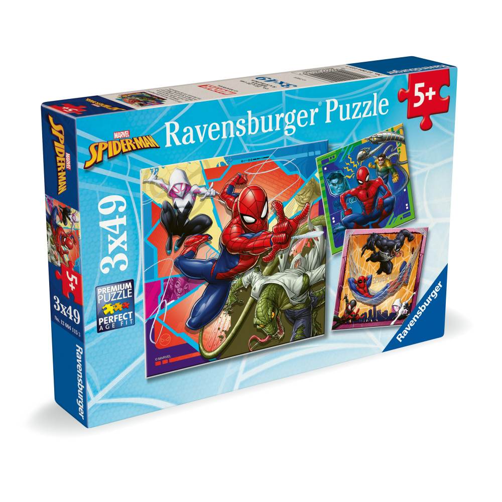 PUZZLE MARVEL SPIDERMAN 3X49 PIESE - RAVENSBURGER (RVSPC04115)