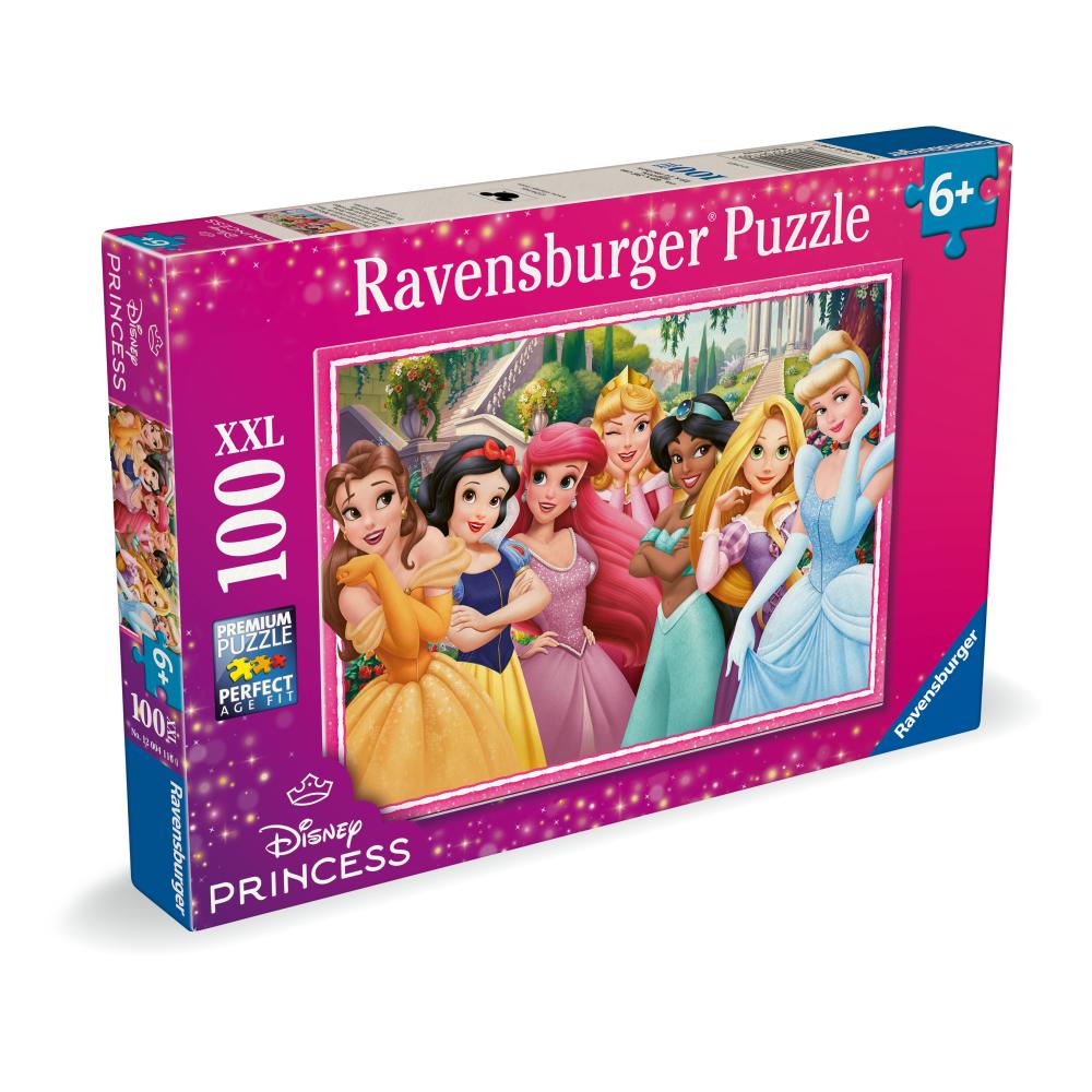 PUZZLE VIATA DE BASM A PRINTESELOR DISNEY 100 PIESE XXL - RAVENSBURGER (RVSPC04116)