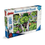 PUZZLE MARVEL HULK 100 PIESE XXL - RAVENSBURGER (RVSPC04119)