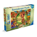 PUZZLE MARVEL GROOT 100 PIESE XXL - RAVENSBURGER (RVSPC04128)