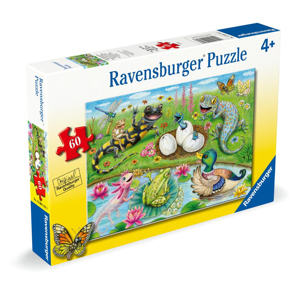 PUZZLE PUIUTI CARE IES DIN OUA 60 PIESE - RAVENSBURGER (RVSPC04131)