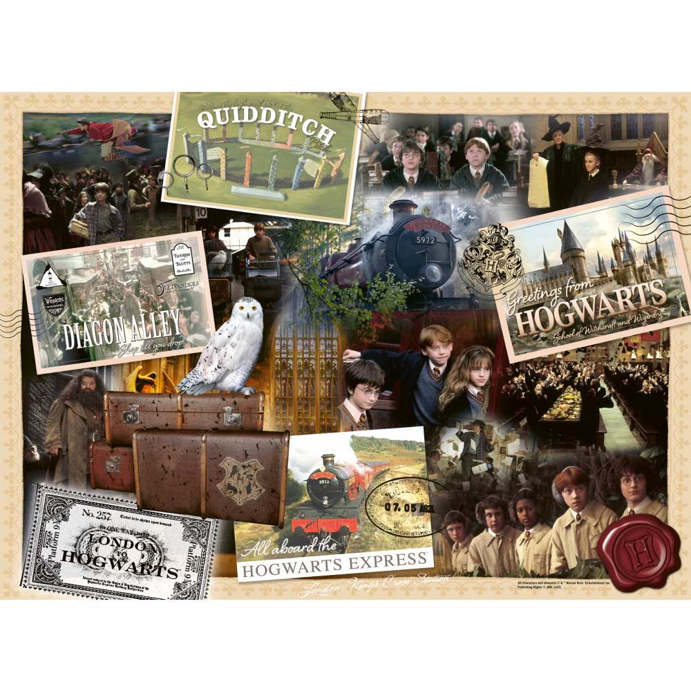 PUZZLE HARRY POTTER SECRETELE DIN HOGWARTS 300 PIESE XXL - RAVENSBURGER (RVSPC04140)