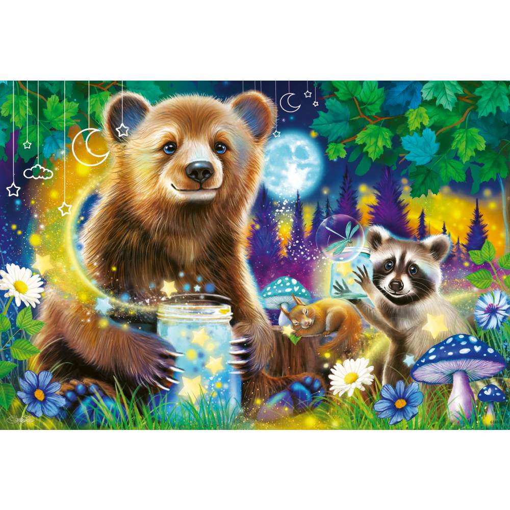 PUZZLE PRIETENII DRAGALASI AI PADURII 2X24 PIESE - RAVENSBURGER (RVSPC04160)