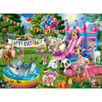 PUZZLE PETRECERE ANIVERSARA CU ANIMALUTE 100 PIESE XXL - RAVENSBURGER (RVSPC04161)