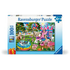 PUZZLE PETRECERE ANIVERSARA CU ANIMALUTE 100 PIESE XXL - RAVENSBURGER (RVSPC04161)