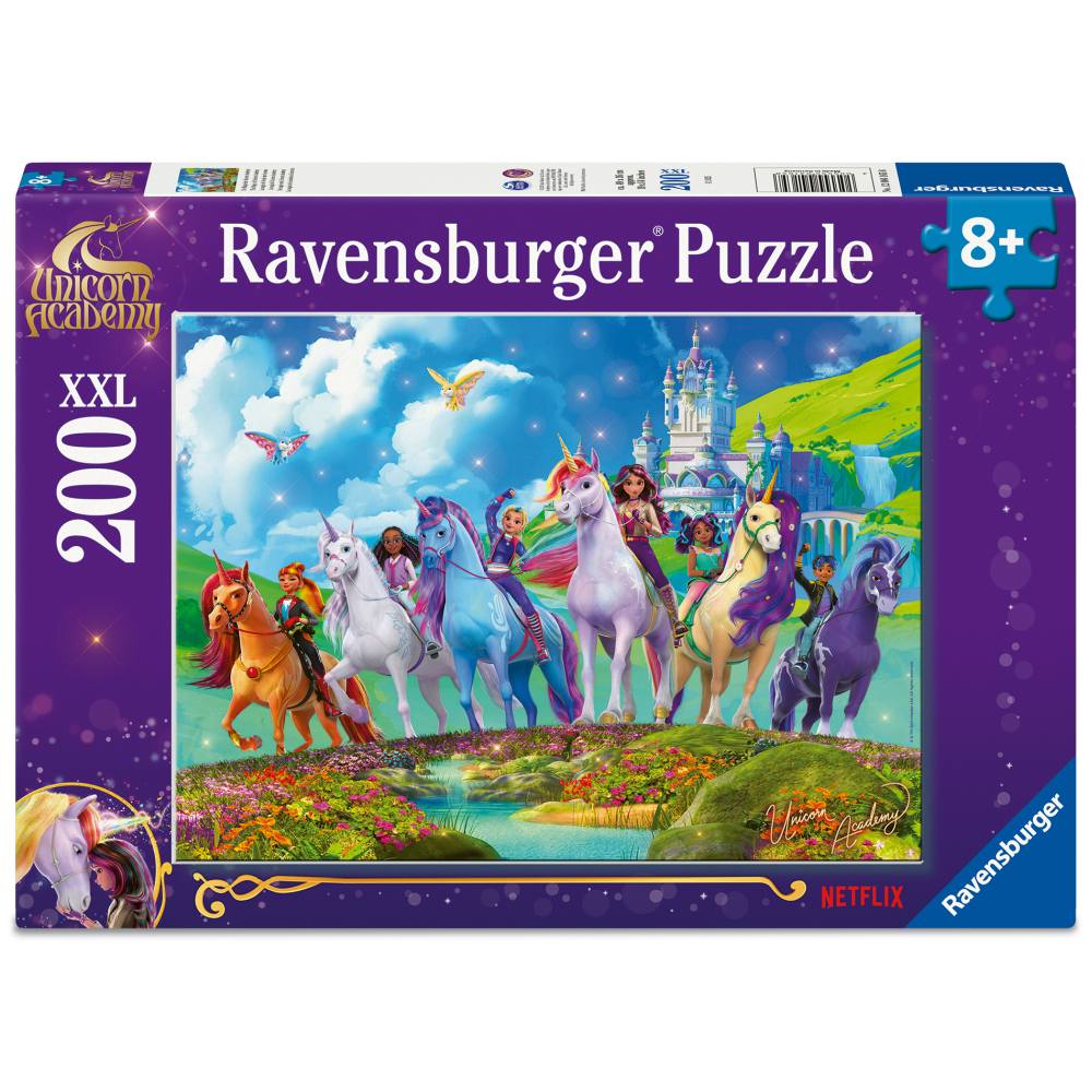 PUZZLE ACADEMIA UNICORNILOR 200 PIESE XXL - RAVENSBURGER (RVSPC04165)