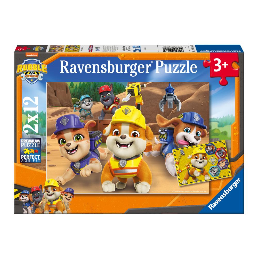 PUZZLE RUBBLE SI ECHIPA LUI 2X12 PIESE - RAVENSBURGER (RVSPC04167)