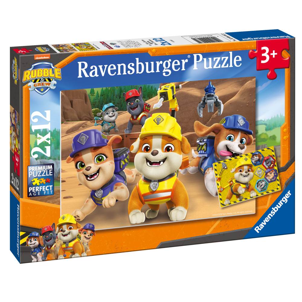 PUZZLE RUBBLE SI ECHIPA LUI 2X12 PIESE - RAVENSBURGER (RVSPC04167)