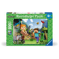 PUZZLE MINECRAFT 100 PIESE XXL - RAVENSBURGER (RVSPC04176)