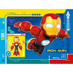 PUZZLE IRON MAN SI PRIETENII 4 BUC IN CUTIE 12 16 20 24 PIESE - RAVENSBURGER (RVSPC04190)