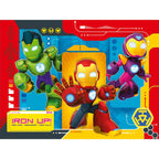 PUZZLE IRON MAN SI PRIETENII 4 BUC IN CUTIE 12 16 20 24 PIESE - RAVENSBURGER (RVSPC04190)