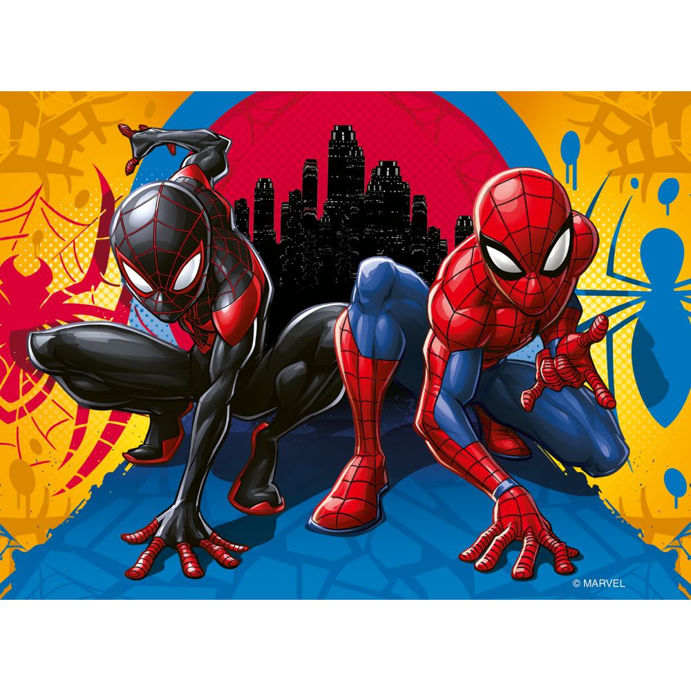 PUZZLE MARVEL SPIDERMAN 4 BUC IN CUTIE 12 16 20 24 PIESE - RAVENSBURGER (RVSPC04201)