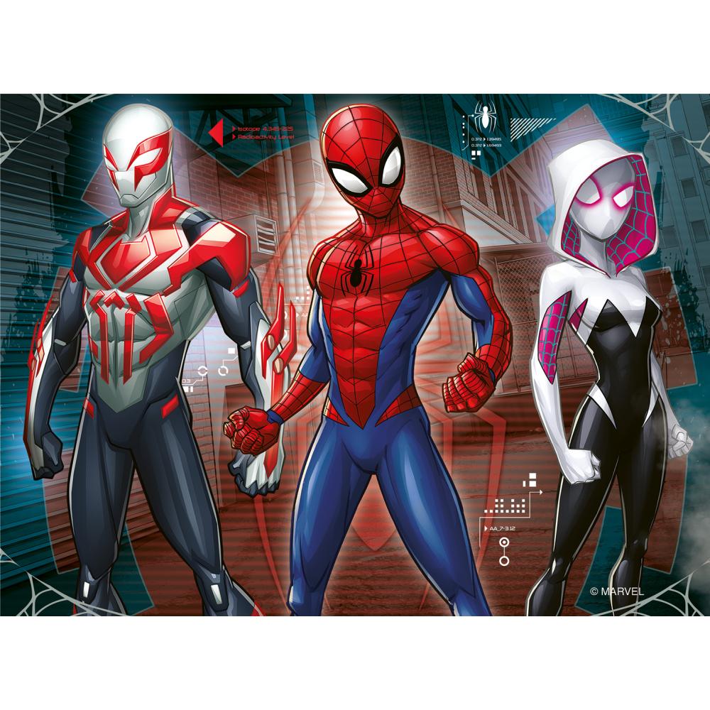 PUZZLE MARVEL SPIDERMAN 4 BUC IN CUTIE 12 16 20 24 PIESE - RAVENSBURGER (RVSPC04201)