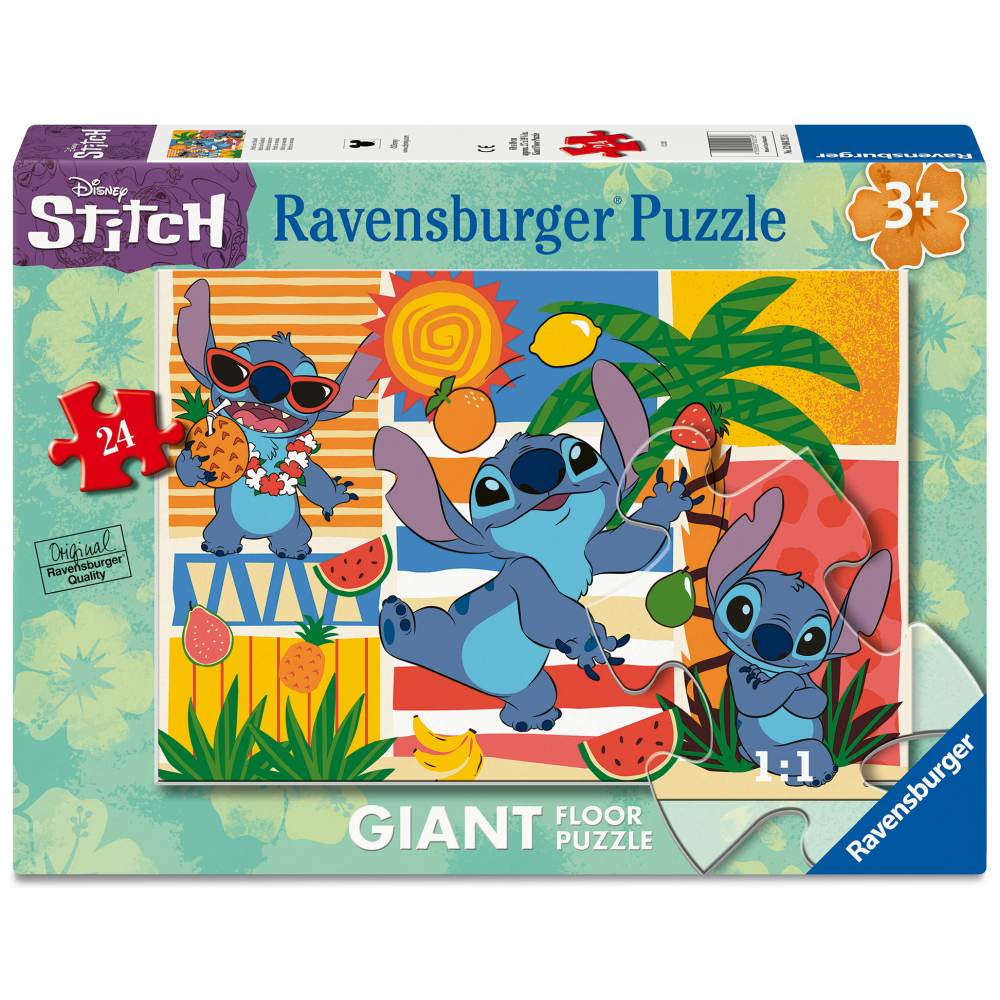 PUZZLE MARE DE PODEA DISNEY STITCH 24 PIESE - RAVENSBURGER (RVSPC04213)