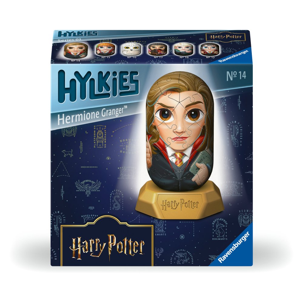 PUZZLE 3D HYLKIES HARRY POTTER MINI FIGURINA DE COLECTIE HERMIONE GRANGER 54 PIESE - RAVENSBURGER (RVS3D08001)