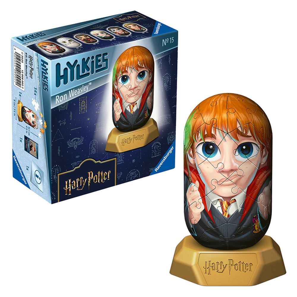 PUZZLE 3D HYLKIES HARRY POTTER MINI FIGURINA DE COLECTIE RON WEASLY 54 PIESE - RAVENSBURGER (RVS3D08002)