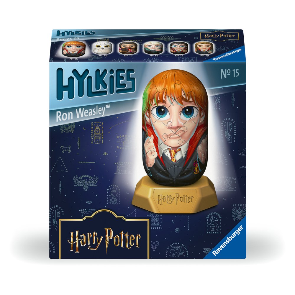 PUZZLE 3D HYLKIES HARRY POTTER MINI FIGURINA DE COLECTIE RON WEASLY 54 PIESE - RAVENSBURGER (RVS3D08002)