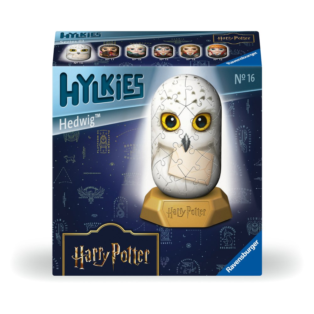 PUZZLE 3D HYLKIES HARRY POTTER MINI FIGURINA DE COLECTIE HEDWIG 54 PIESE - RAVENSBURGER (RVS3D08003)